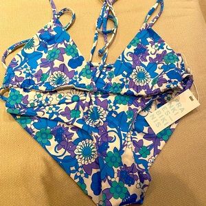Frankie’s Bikinis floral bikini